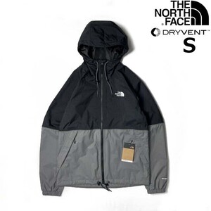 1円～!売切!【正規新品】THE NORTH FACE◆NOVELTY ANTORA RAIN HOODIE マウンテンパーカー US限定 撥水 高機能 登山(S)黒 グレー 180915-65