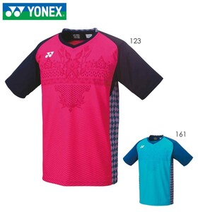 【10445（161）L】YONEX(ヨネックス) メンズゲームシャツ ターコイズ サイズL 新品未使用タグ付 バドミントン テニス　2023モデル