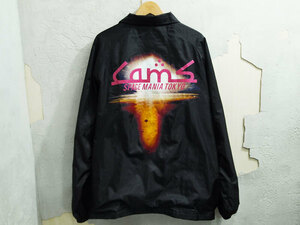 XL サイズ CHALLENGER SAMS CAMS COACH JACKET コーチジャケット チャレンジャー サムズ モーターサイクル 黒 ブラック BLACK F