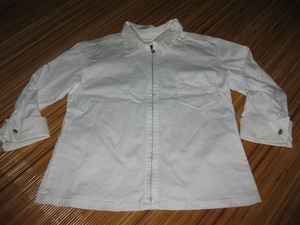 インゲボルグ　七分袖　白ジャケット　ブルドン　ジャンバー　美品　日本製　はおりもの　ピンクハウス　ワンダフルワールドかねこいさお