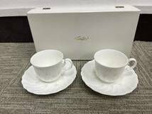 ◎希少美品 A324 Noritake 1989年ノリタケ FLOｓコレクション カップソーサ ペア 2客セット （同梱OK)