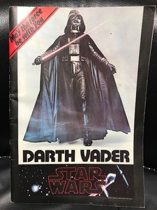 当時物 1977年 東京クイン 日本製 STAR WARS スターウォーズ DARTH VADER ダースベイダー表紙仕様 C3-PO R2-D2 TIE FIGHTER 昭和レトロ