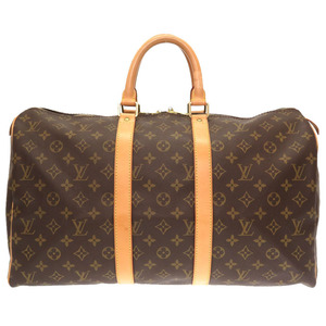 美品 ルイ ヴィトン モノグラム キーポル45 M41428 ボストンバッグ バッグ LV 0014 LOUIS VUITTON メンズ