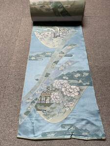 【148】反物 夜具地 ポリエステル製生地 リメイク素材 8100cm×37cm