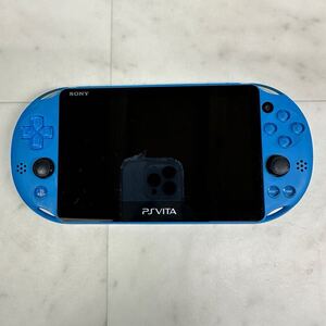 SONY PS Vita PCH2000 本体 Play Station AQUA ジャンク【管3721S】