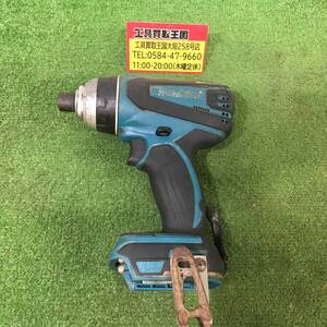 【中古品】★makita(マキタ) 18v充電式4モードインパクトドライバ 青(本体のみ) TP141DZ IT2R6J1FF687