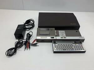 24/186☆SHARP　PC-1501　CE-150　ポケットコンピュータ ポケコン　カセットインターフェイス　写真追加あり☆A1