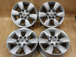 B304 トヨタ 純正 150プラド 17X7.5J+25 PCD139.7 6穴 TOYOTA ランドクルーザー ランクル ハイラックス FJ クルーザー ハイエース 山梨県