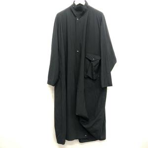 【HYKE】ハイク★ウールミリタリーコート WOOL MILITARY COAT 三越伊勢丹別注 サイズ4 241-27059 ブラック 08