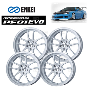 ENKEI エンケイ PF01EVO (パールホワイト/リアフェイス) 9.5J x 17インチ +22 PCD114.3 5穴 4本セット (PF01EVO-D006-PW-4S