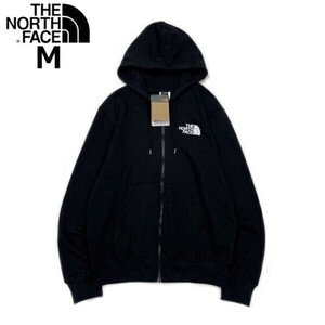 1円～!売切!【正規新品】THE NORTH FACE◆HALF DOME FULLZIP フルジップ パーカー US限定 裏起毛 男女兼用 アウトドア(M)黒 181130-38