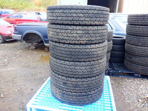 6本セット　スタッドレス ダンロップ SP002 225/80R17.5 123/122L LT 14-15mm バリ物　①　4トン　個人宅配達可能