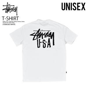 ■新品■STUSSY/ステューシー 半袖 Tシャツ■USA LCB SS TEE■MENS(L)■ショートスリーブ トップス カットソー ホワイト 白■ST0M0383