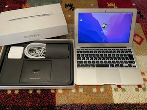 ★美品★ Apple MacBook Air A1465 2015 11-Inch Core i5-5250U Mem 8GB SSD 128GB Monterey + Windows11 Pro 23H2