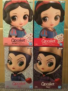 Qposket Disney Character Snow White Sweet Princess Queen 白雪姫 4種セット Q posket フィギュア プライズ 新品 未開封 同梱可