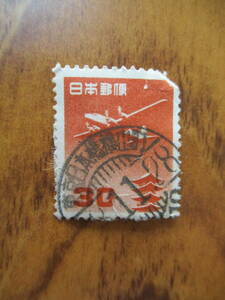 送料８４円使用済み切手航空切手円単位五重塔３０円１枚