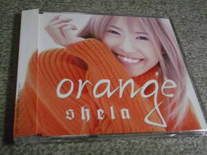 ★shela/orange スリムケース8曲入りCD帯付歌詞・ステッカー付★2001年2月15日発売 AVEX AVCD-30191 定価1,365円