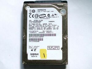 320GB 【大容量！長時間録画！送料無料！】 日立 Woooシリーズ対応 320GB IVDR-S 2.5インチ 内蔵HDD HITACHI HTS545032B9SA08【動作品】