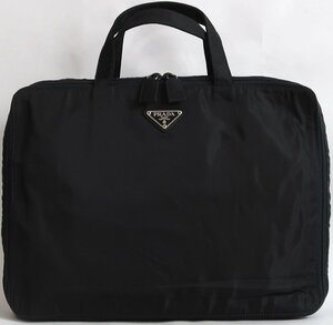 PRADA , ブリーフケース, ブラック, 中古