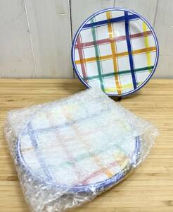 【２枚セット】未使用 KAPOSVAR/カポシュバール ◆ハンガリー ハンドメイド ◆プレート/　皿　約16.8cm　食器　洋食器