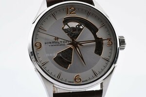 美品 稼働品 ハミルトン ラウンド 裏スケ 自動巻き メンズ 腕時計 HAMILTON