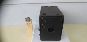 昭和以前 ボックスカメラ　当時物「NO.0　BROWNIE　CAMERA」「EASTMAN　KODAK　Co.」製　アンティーク　インテリア　レトロ　ヴィンテージ