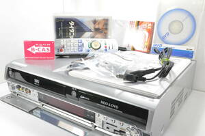 ★地デジ対応★パナソニック DMR-EX250V VHS⇔DVD⇔HDD ダビOKビデオデッキ！説明書 リモ付 スペシャルセット♪