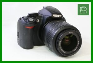 【動作保証・点検済】良品■NIKON D3100 +18-55mm F3.5-5.6G VR■ショット数わずか4826回■バッテリーなし・チャージャーなし■AAA513