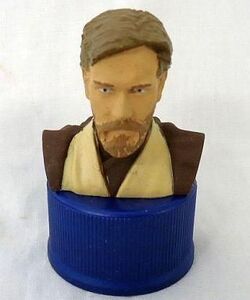 中古ペットボトルキャップ 46.OBI-WAN KENOBI オビ=ワン・ケノービ(HEAD)「スター・ウォーズ エピソードI