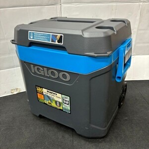 M523-P1-383 iGloo イグルー MAXCOLD マックスコールド クーラーボックス 62QT 58L 保冷62ｈ 容量58L アウトドア キャスター付き ⑤