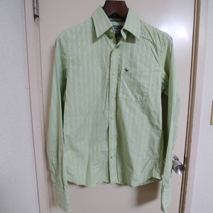 新品! ABERCROMBIE&FITCH アバクロンビー&フィッチ 長袖シャツcsize S mod: muscle classic woven SHIRT