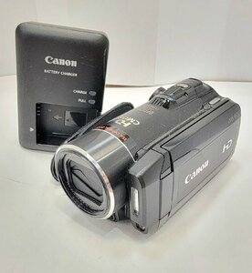 【RSA1975MY】1円スタート Canon キャノン iVIS HF21 デジタルビデオカメラ 電子機器 家電 ※動作未確認のためジャンク品扱い 充電器あり