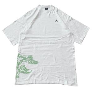 ナイキ エアジョーダン 半袖Tシャツ スニーカー ジャンプマン夏物古着m89① XL相当