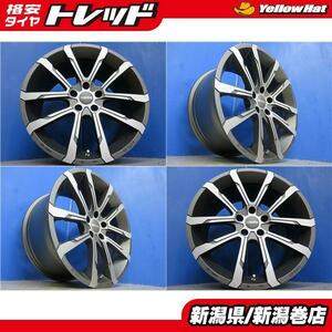 送料無料 4本 MOMO 19inch ホイール セット 8.5J 9.5J +50 5H 114.3 RX-8 クラウン ロイヤル アスリート マークX フーガ 前後異形 新潟