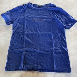 Paul Smith ポールスミス サイクルデザイン 自転車 半袖 tシャツ メンズ Mサイズ ブルー 刺繍 使用感あり Ｙ