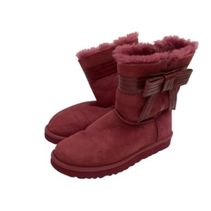 ♪♪ UGG アグ レディース ムートンブーツ SIZE 24 ピンク やや傷や汚れあり