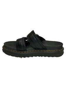 Dr.Martens◆サンダル/UK8/BLK/レザー/sk04w