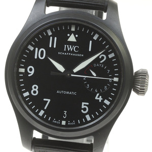 IWC IWC SCHAFFHAUSEN IW502001 ビッグパイロットウォッチ トップガン 7DAYS 自動巻き メンズ 保証書付き_864814