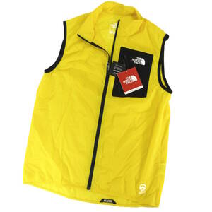 【送料無料】定1.5万 新品◆THE NORTH FACE◆SUMMIT SERIES ビッグ ウォール ウインド ベスト S 黄◆ノースフェイス NP21923◆abi J1032