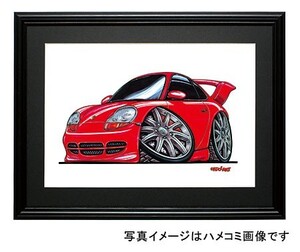 イラスト ポルシェ911GT3（996・赤）