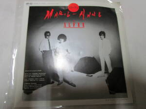 レコード ALFEE アルフィー THEALFEE メリーアン MARIEーANNE ポップス 歌謡曲 １９８３年 キャニオンレコード 昭和 　