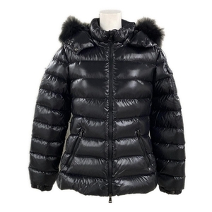 モンクレール MONCLER ダウンジャケット サイズ3 L E20934631425 BADYFUR ダウン 黒 レディース 長袖/ジップアップ/秋/冬/2019年 美品