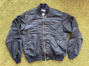 美品 nonnative 2024 TROOPER BLOUSON WITH NYLON TWILL WITH GORETEX WINDSTOPPER SIZE 1 ノンネイティブ　ネイビー