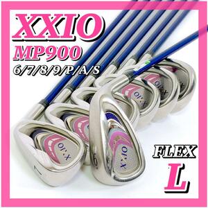 1716 【大人気】 ゼクシオ XXIO レディース アイアン MP900 7本 レディス レディースゴルフクラブ 女性 右利き FLEX：L 送料無料