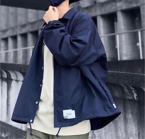 WTAPS☆21AW☆SSZ AH☆AMIMIA JACKET☆L☆03☆コーチジャケットネイビーNAVYダブルタップスエスエスジーエーエイチ