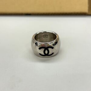 2◎1円スタート◎CHANEL シャネル 指輪 リング ココマーク シルバー系 約12号 レディース 小物 装飾品 アクセサリー