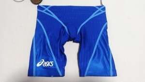 送料無料★新品★アシックス asics 競泳水着 ABA325 ハイドロSP デュアフローST チューブタイプ メンズ ハーフスパッツ 130サイズ　