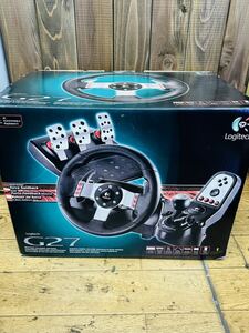 ◇1円 ★ ロジテック G27 動作確認済 中古美品　ハンコン　ハンドルコントローラ　PS3　PC　Logicool G27 Racing Wheel LPRC-13500