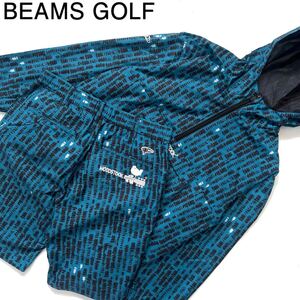 【送料無料】セットアップ　BEAMS GOLF WOODSTOCK ジャケット　パンツ　ロゴ　レディース　パーカー　ズボン　限定モデル　2点セット　上下