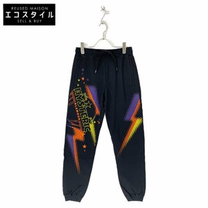 HYSTERIC GLAMOUR ヒステリックグラマー 02191CP02296 ブラック ロゴプリント スウェットパンツ ブラック S ボトムス コットン メンズ 中古